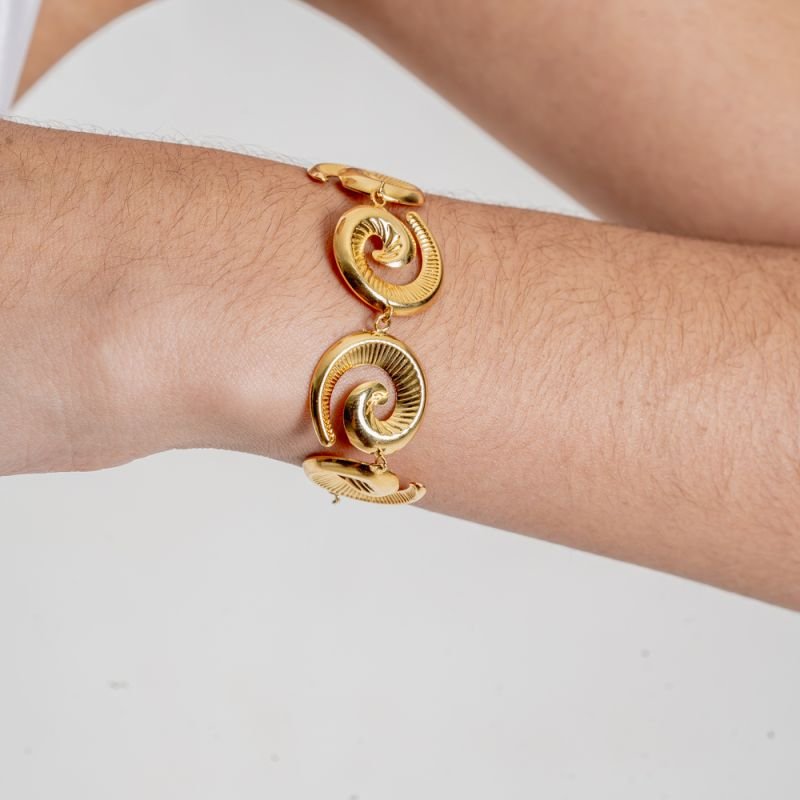 PULSEIRA DIVINA BANHADO A OURO 18K