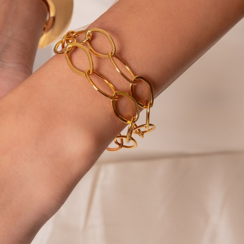 PULSEIRA FELICITAS DOURADO FOLHEADO