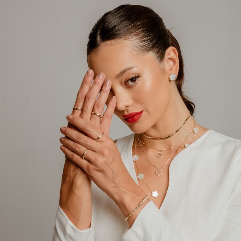 PULSEIRA INFINITY BANHADO A OURO 18K