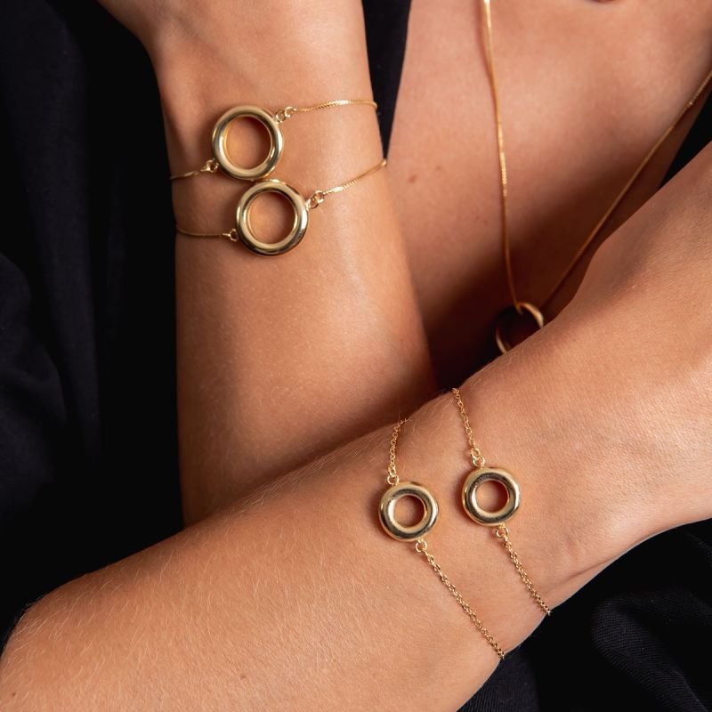 PULSEIRA ONIRIQUE MAX BANHADO A OURO 18K