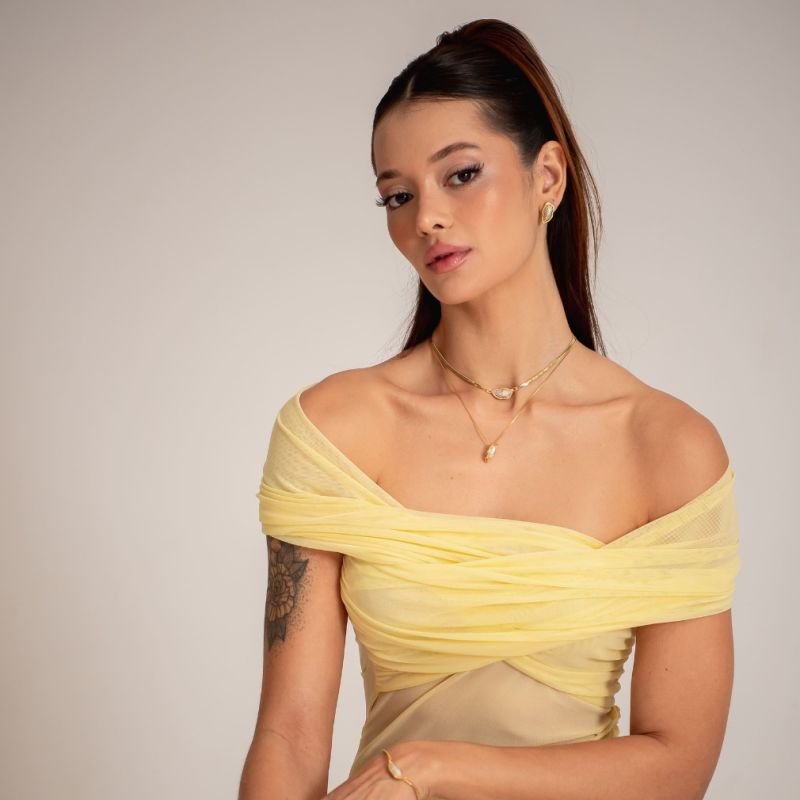 PULSEIRA SNAKE FRAGMENTO ORGÂNICO BANHADO A OURO 18K