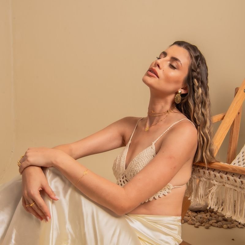 PULSEIRA SOLIS BANHADO A OURO 18K