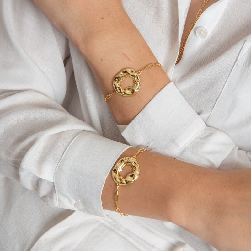 PULSEIRA SPLENDORE BANHADO A OURO 18K