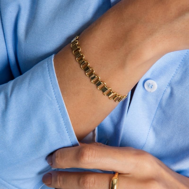 PULSEIRA SUPERNOVA ELOS DOURADO FOLHEADO