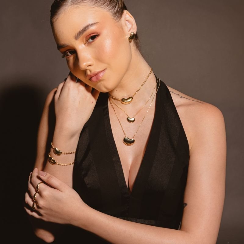 PULSEIRA TIFFA BANHADO A OURO 18K