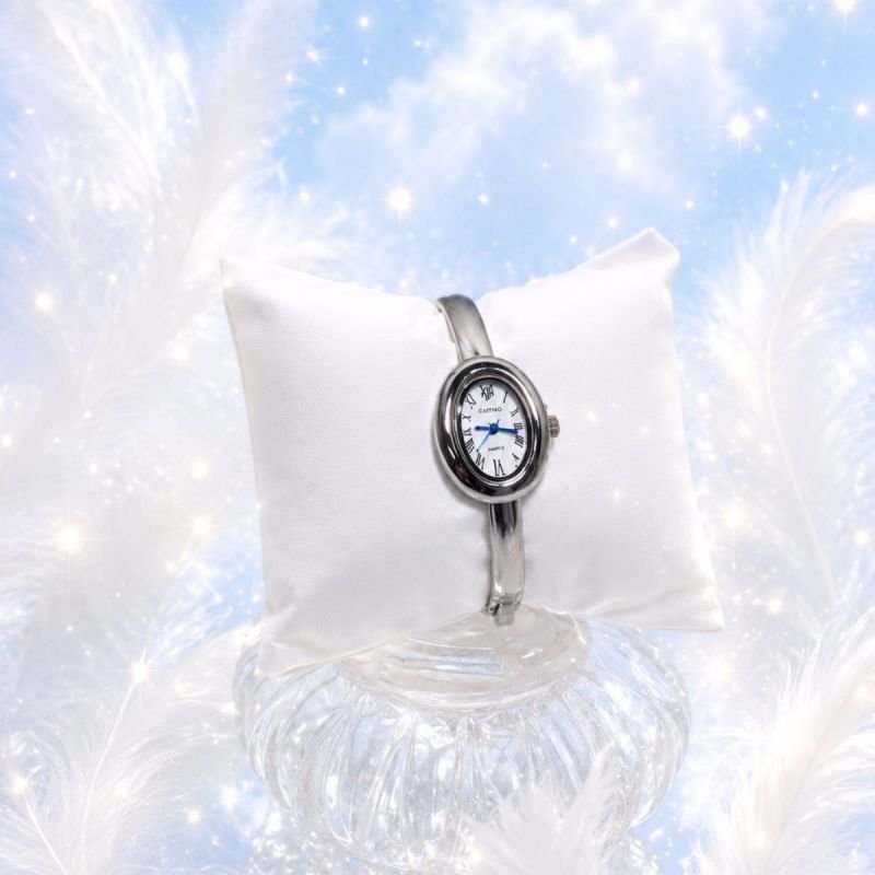 RELÓGIO CAPRI WHITE PRATEADO AÇO INOX