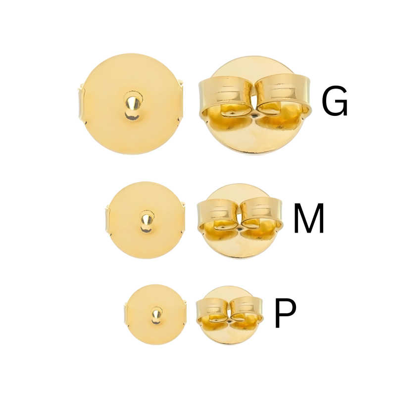 TARRAXA P 20 UNIDADES (10 PARES) DOURADO